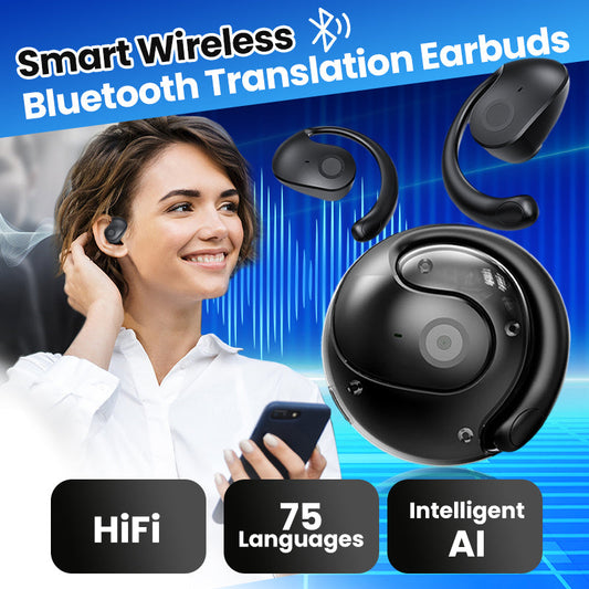 🎧🎅Early Xmas Sales - 61% OFF🔥HY-T26 Pro Wireless Bluetooth Translation Earbuds