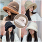 Fashion Coldproof Padded Faux Fur Trimmed Fisherman Hat