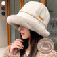 Fashion Coldproof Padded Faux Fur Trimmed Fisherman Hat