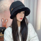 Fashion Coldproof Padded Faux Fur Trimmed Fisherman Hat