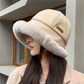 Fashion Coldproof Padded Faux Fur Trimmed Fisherman Hat