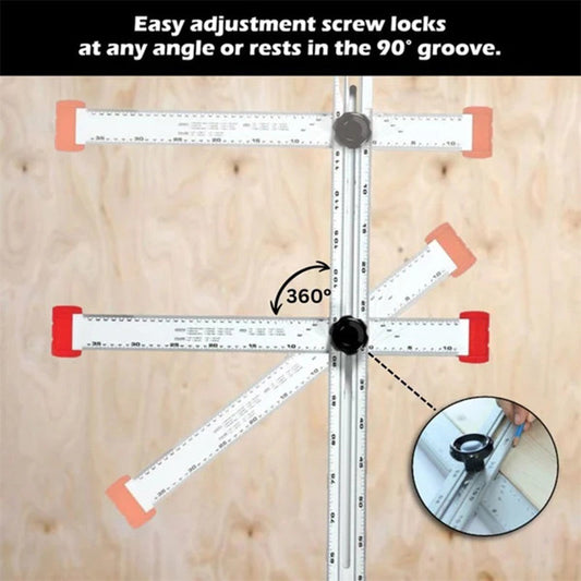 📏24 Inch Adjustable T-Square