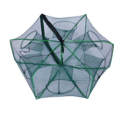 Auto-Foldable Strengthened Fishing Trap Net